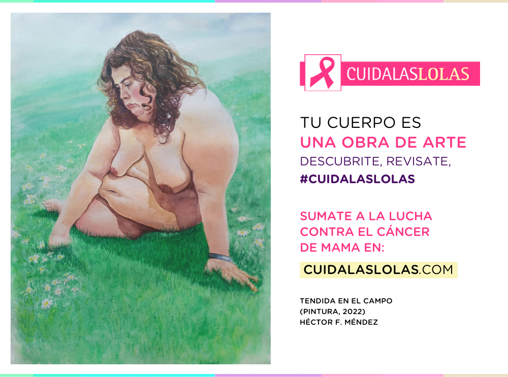 Tendida en el campo