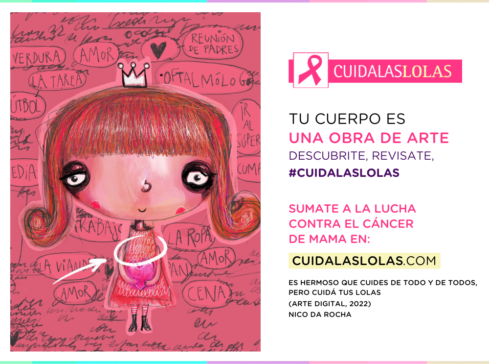 Es hermoso que cuides de todo y de todos, pero cuidá tus lolas