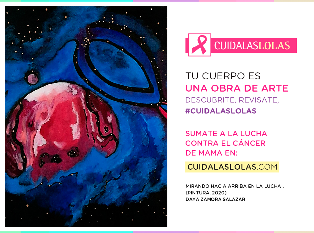 Mirando hacia arriba en La Lucha .